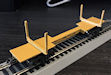 View your HO scale 40Ft FE Class Log Wagon pitcher for your model train set. This model was designed by Leon Kernan and then modified by KraftTrains.com to be able to fit on the railroading track better by adding train trucks and couplers. 